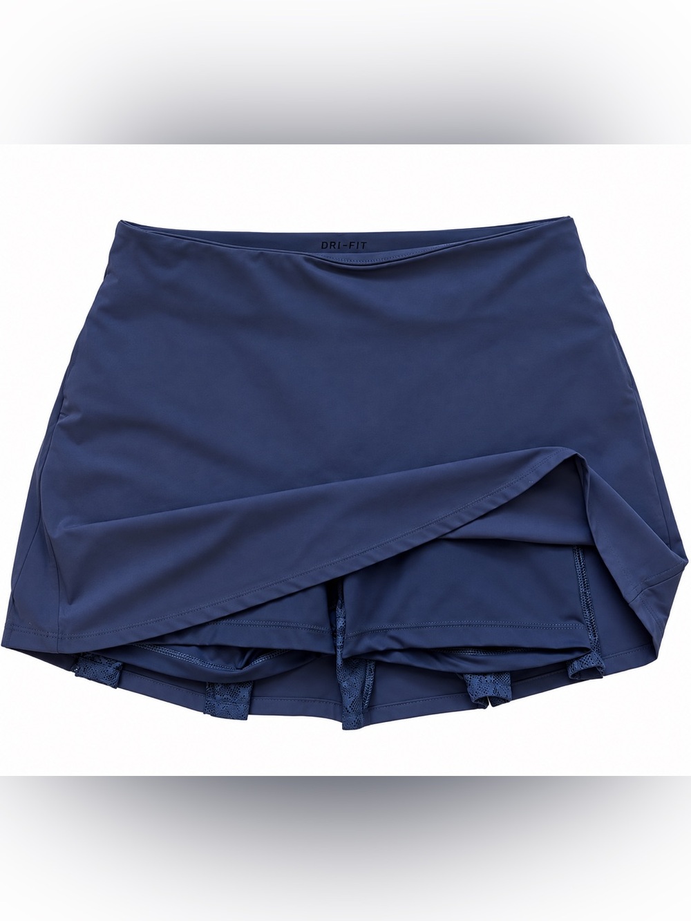 Nike Dri-FIT S Navy Tennis Golf Athletic Skort Skirt Shorts Built-In Compress